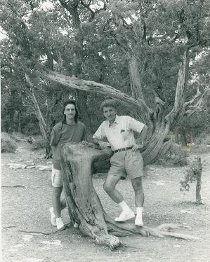 RL (Dick) Morgan y yo en el Gran Cañón alrededor de 1988