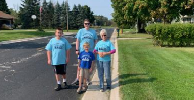 Walking With The Grandsons to honor Great Grandma