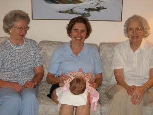 Three generations of Muhler/Slosson women