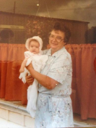 We all walk in memory of those we hold most dear.  This is Heather, with her grandmother, Fern.