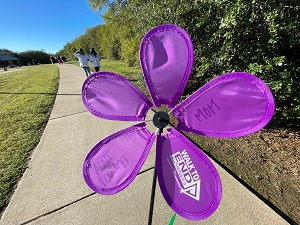 Flor Púrpura significa que perdiste a alguien por Alzheimer's