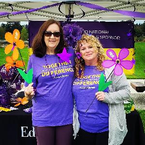 Walking to end Alzheimer's last year!