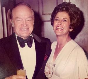 My mother-in-law, Kay with Bob Hope circa 1979
