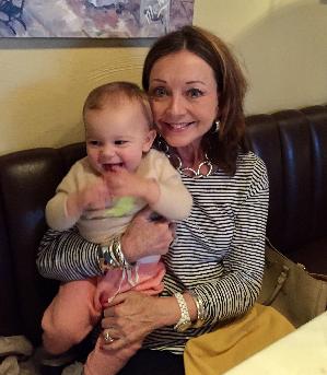 My mom, Marge, with her granddaughter, Paige in early 2015.