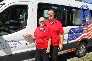 The owners of Wheelchair Stretcher Limo support the Walk
