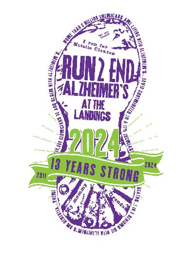 Ya estoy planeando el Run 2024 End de 2 Alzheimer's -- ¡6 de abril!