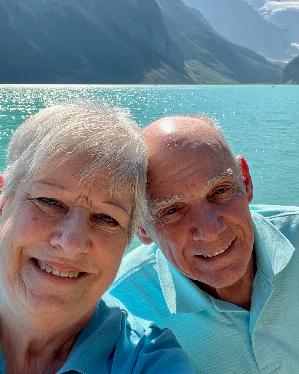 Alex & Gayle celebrate 50 years at Lake Louise, Alberta Canada 2022