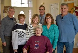 Emerita (Mom) and 6 of her 7 children