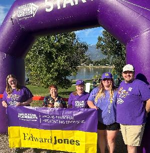 Our team at the 2023 Walk to End Alzheimer's in beautiful Colorado Springs, CO. 