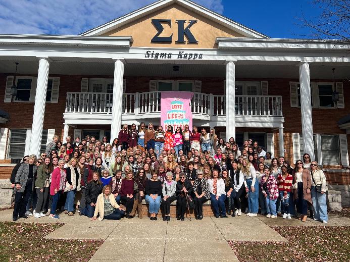 Sigma Kappa-Delta Upsilon at our 149th founders day (Includes alumni and current members)