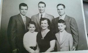 Myrtle and Larry with their family.  
