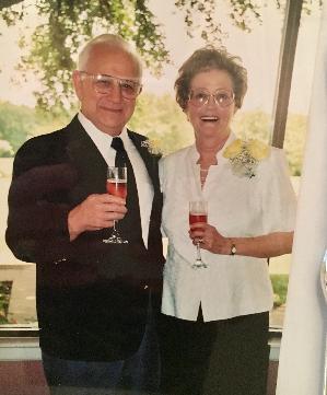Mom and Dad Celebrating 50 Years of Marriage