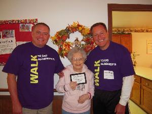 Frannie, la madre de Jim, perdió la batalla con Alzheimer's en 2009