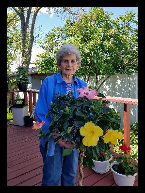 Our beautiful mom and grandma, Mary. 