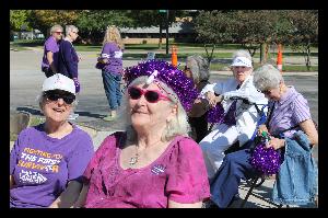 Getting ready to walk to end Alzheimer's!