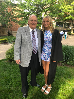 This photo was taken at my graduation from the University of Scranton. My dad had a profound impact on me attending Scranton for nursing and playing lacrosse here. Every morning while I was away at school, he would text me "Do great things today!", I never truly appreciated those little texts until I stopped getting them. This was one of my favorite weekends with my dad.
