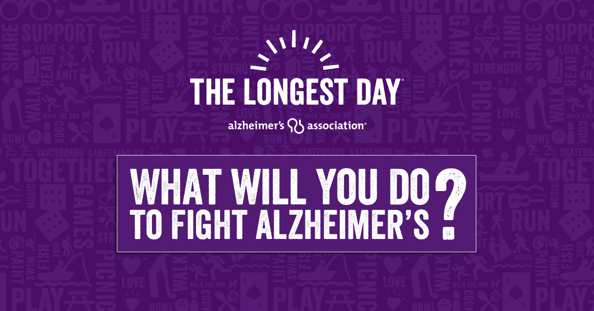 The Longest Day Help Fight Alzheimer's on June 21, 2018